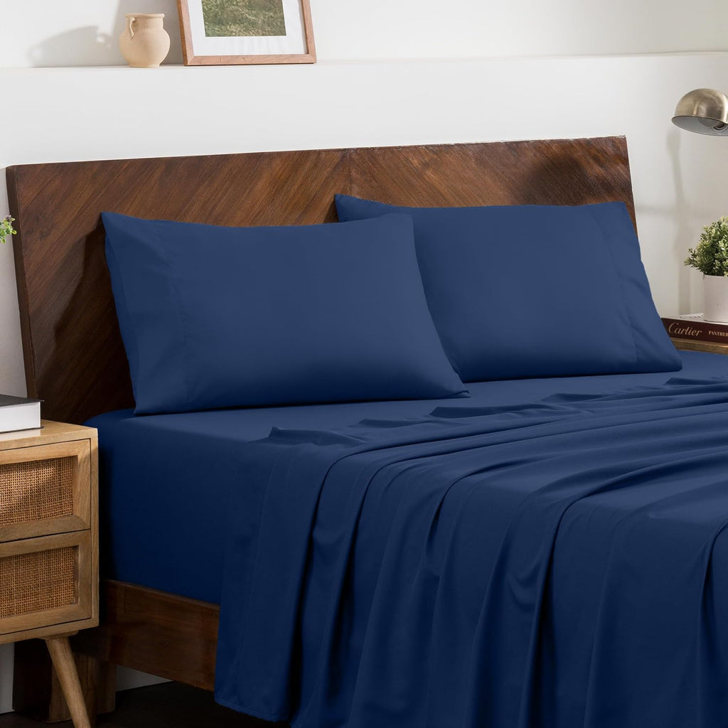 BareHome Bare Home Microfiber Pillow Cases - Queen Size Set of 2 - Cooling Pillowcases - Double Brushed - easy maintenance - Envelope…