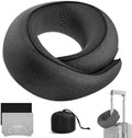 Travel Neck Pillows for Airplanes, Premium 100% Memory Foam Neck Pillow with Alternative Skin-Friendly Silk Cover - Upgrade Liner Enables…