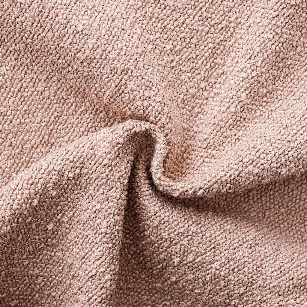 Foindtower Decorative Textured Boucle Throw Pillow Covers Accent Solid Pillow Cases Neutral Soft Cozy Couch Cushion Case for Chair Sofa…