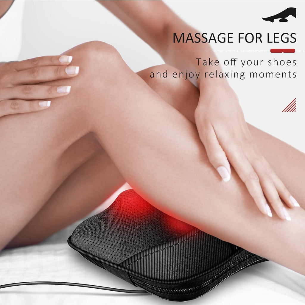 Viktorjurgen VIKTOR JURGEN Mothers Day Back Massager Kneading for Neck, Shoulder and Foot, Shiatsu Massage Pillow with Heat, Relaxation Gif…
