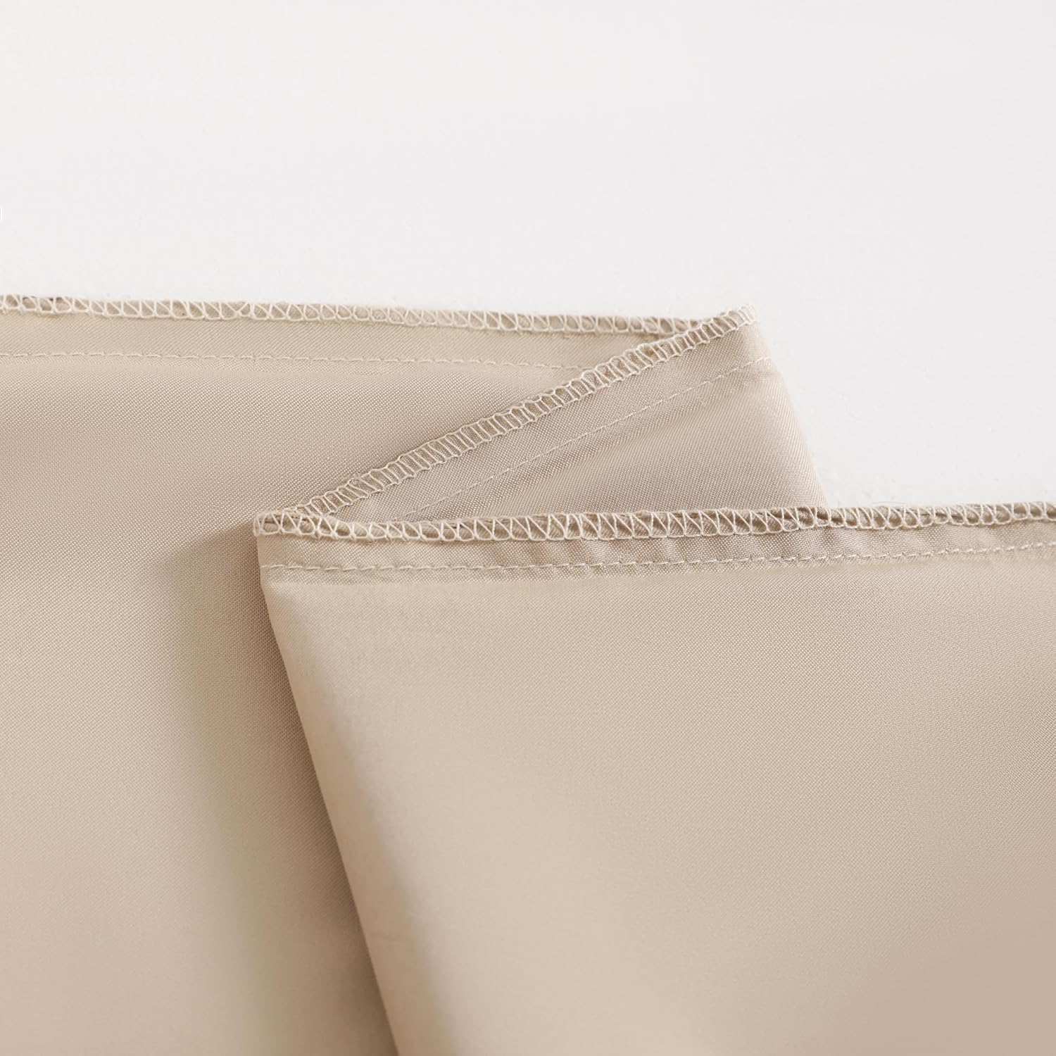 Ntbay Satin Body Pillowcase for Hair and Skin, Luxurious and Silky Pillow case with Envelope Closure, 20x54 Inches, Taupe 54 Inches