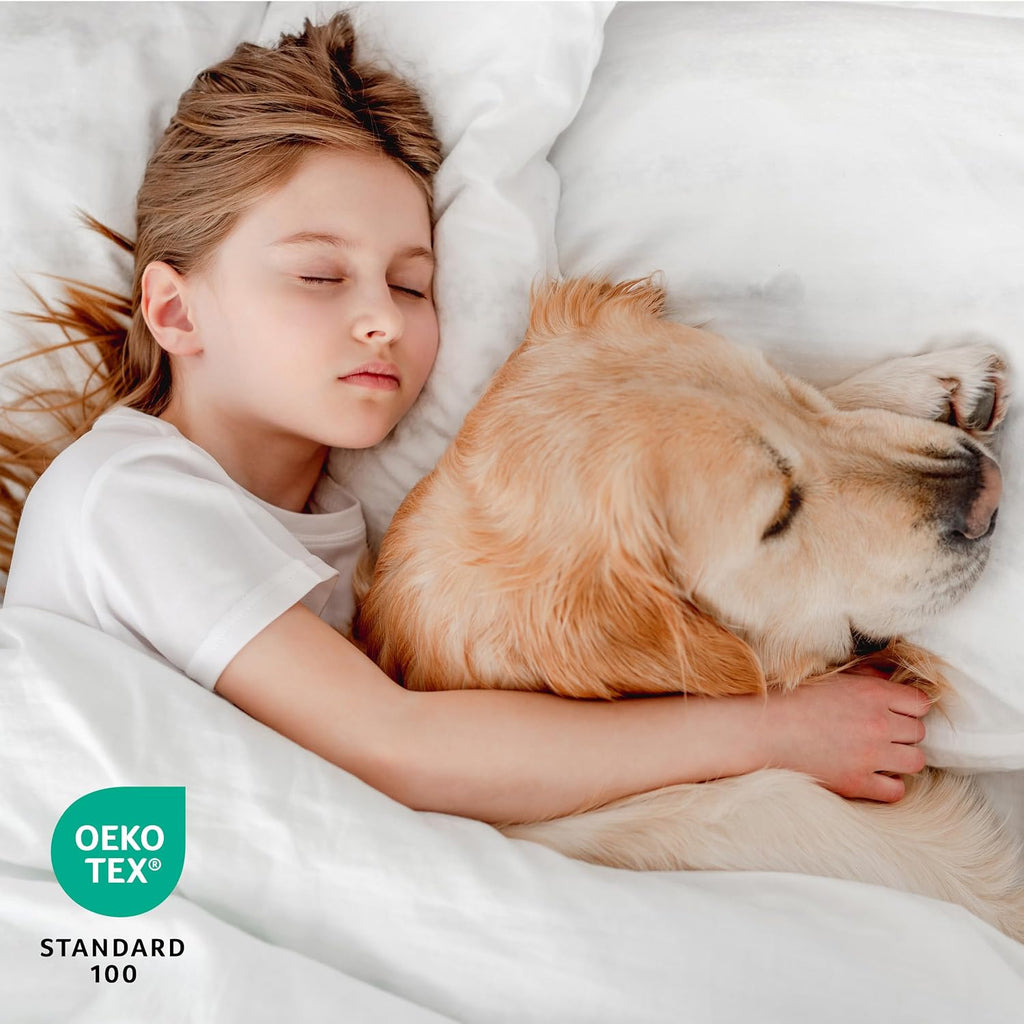 BareHome Bare Home Waterproof Quilted Mattress Protector - Cooling Mattress Pad - Protects Against Spills - Easily Washable - Elastic Fitte…