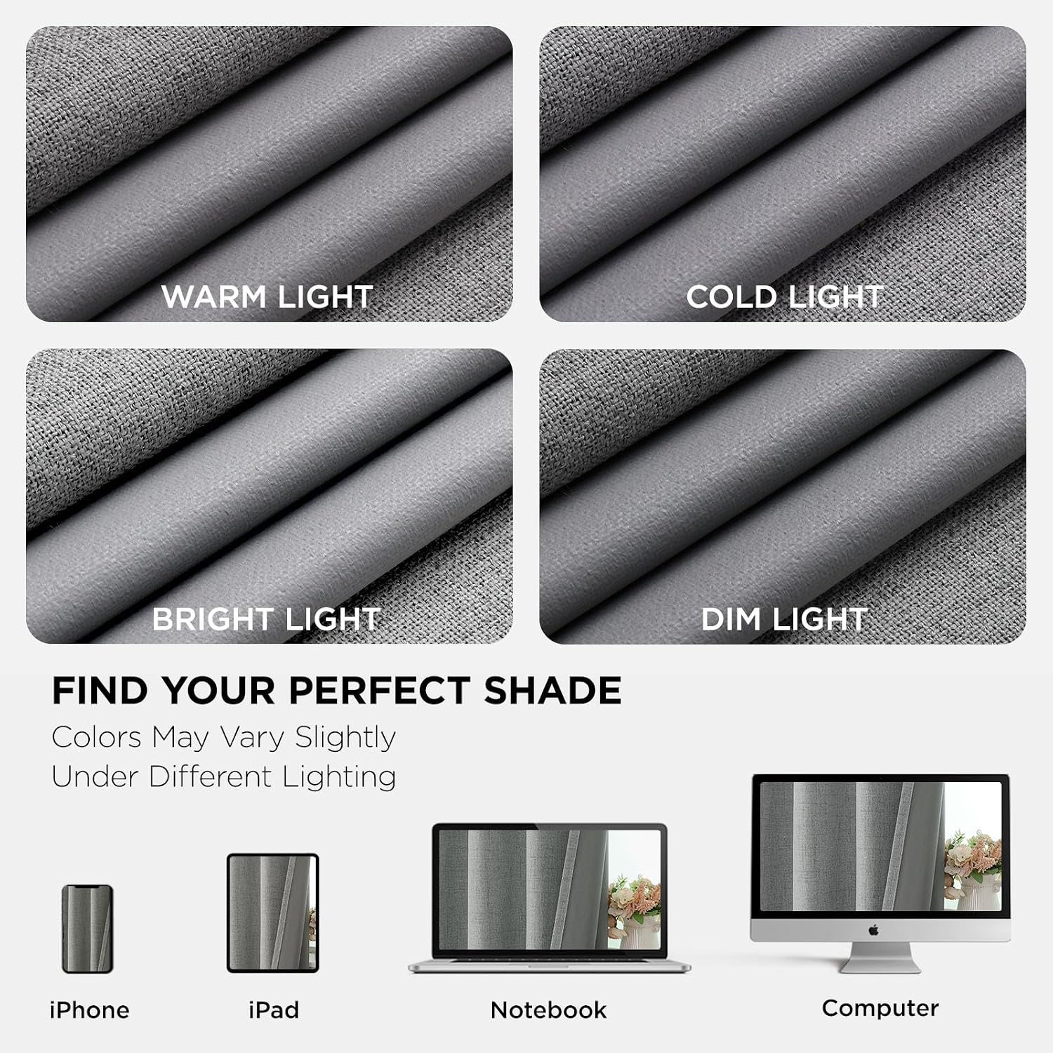 Joydeco Blackout Curtains 95 Inches Long 2 Panels Burg, Room Darkening Curtains for Bedroom, 100% Black Out Textured Thermal Drapes Privacy…
