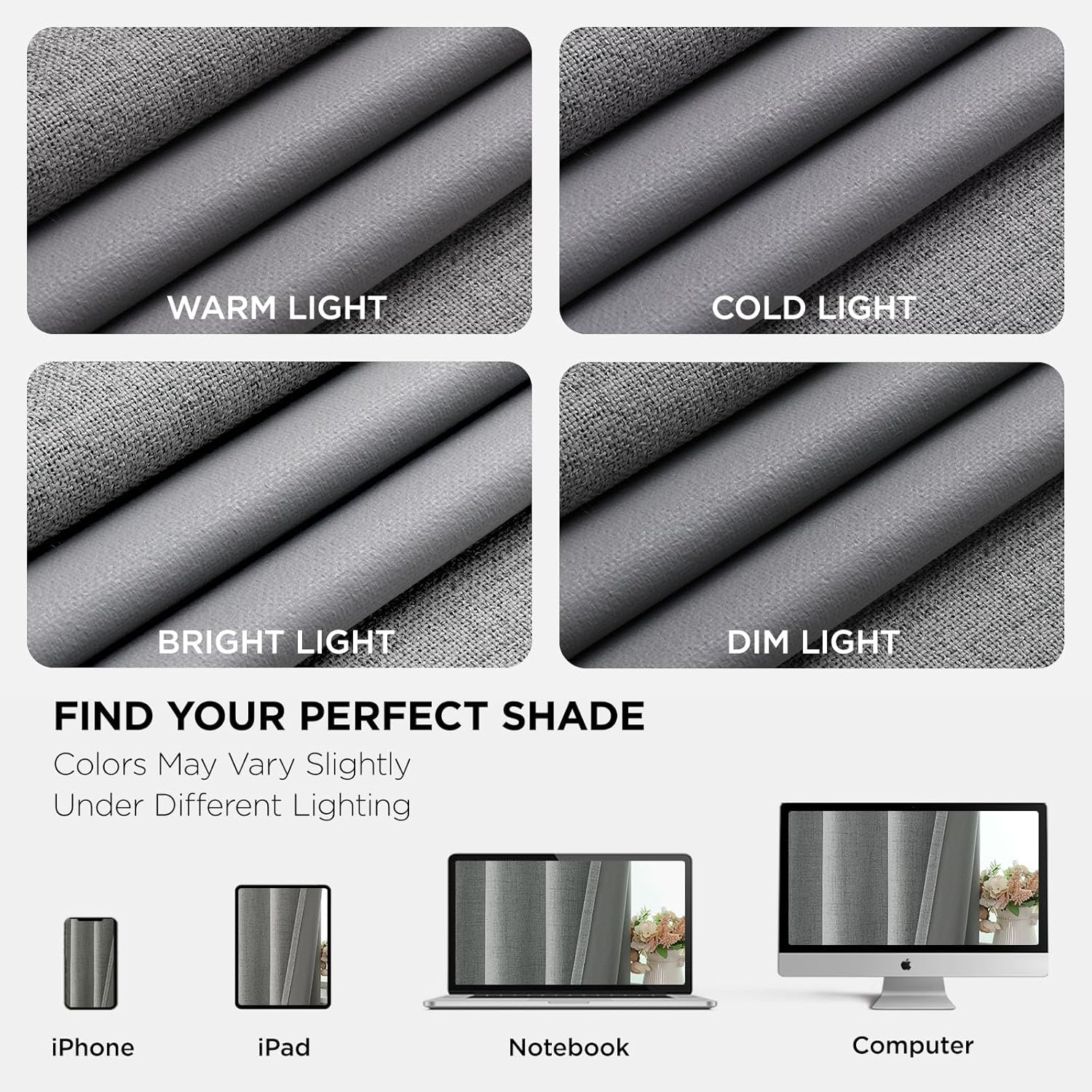 Joydeco Blackout Curtains 63 Inches Long 2 Panels Burg, Room Darkening Curtains for Bedroom, 100% Black Out Textured Thermal Drapes Privacy…
