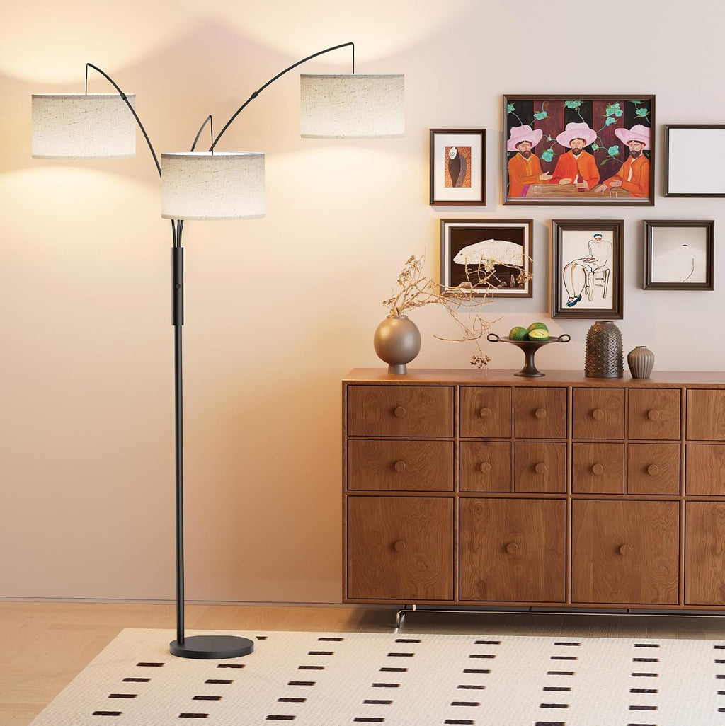 SIBRILLE 27W Floor Lamps for Living Room - Super Bright Dimmable Tree Floor Lamp, Modern Standing Lamp with Remote & Touch Control, 3…