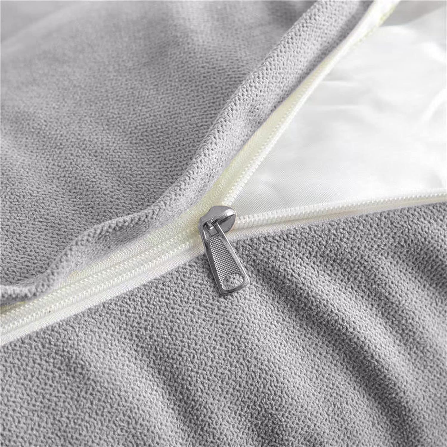 Peachwell Handmade Headboard Pillow- Wedge Support Large Bolster Cushion Headboard Backrest Pillow with Two Large Side Pockets for Bed…