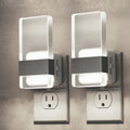L LOHAS LED Night Light, Night Lights Plug Into Wall, 2 Pack Decorative Nightlight with Light Sensor, 0-100LM Dimmable Nightlights…