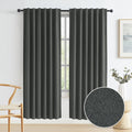 Keqiaosuocai 80 Inch Blackout Linen Curtains 2 Panels, Sun Heat Blocking Closet Curtains for Bedroom Temporary Door Cover Room Divider Drap…