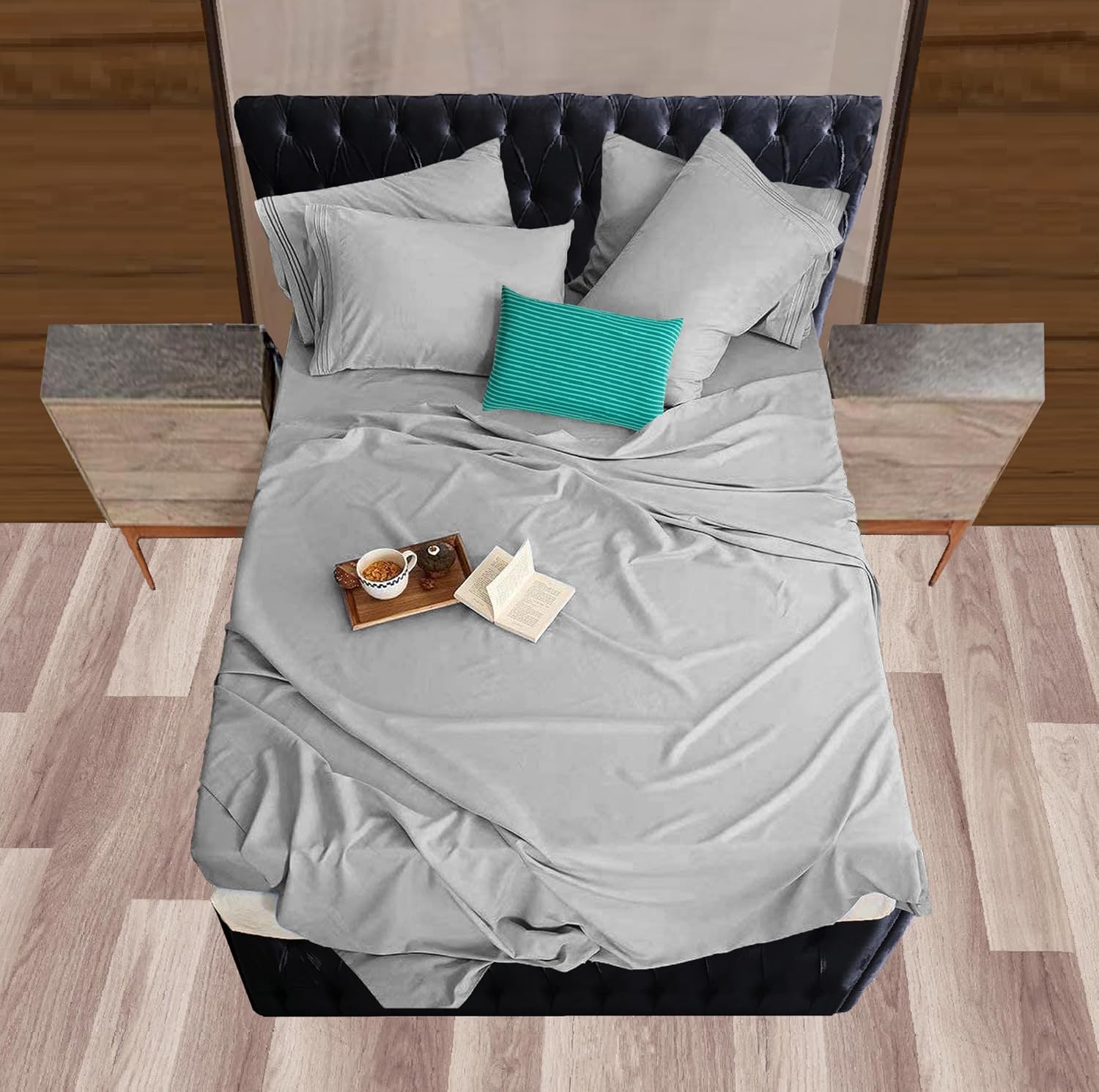 MocassiLuxuryBedding Mocassi Twin XL Sheet Set - Luxury Hotel 1800 Premier Bedding Sheets & Pillowcases - Ultra Soft Breathable & Cooling B…