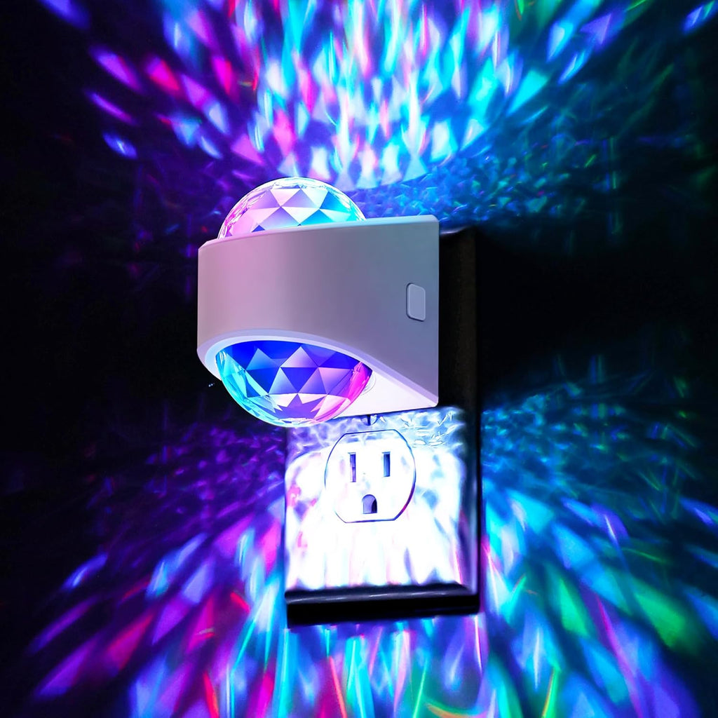 Night Lights Plug into Wall, Star Projector for Bedroom, Night Light Projector for Kids, 9-Color RGB Galaxy Nightlight with Dusk to Dawn…