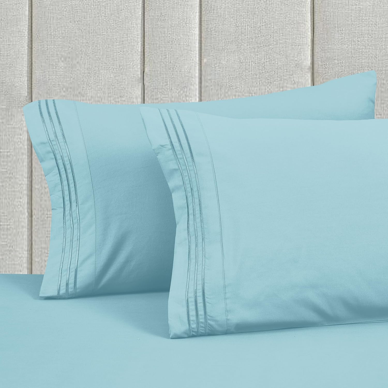 MocassiLuxuryBedding Mocassi Luxury 6-Piece Sheet Set, Ultra Soft 1800 Hotel Quality Microfiber Sheet Set, Fits Mattresses Up to 18 to 24 I…