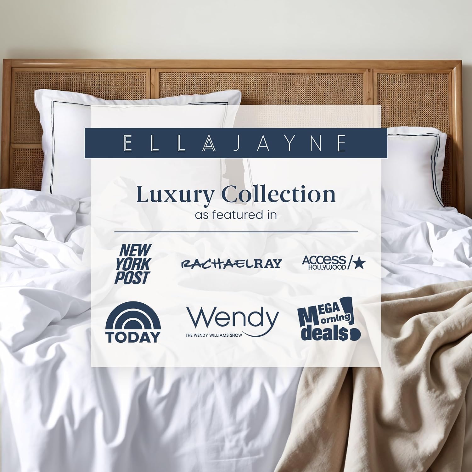 Ella Jayne Duvet Cover King (3 Pieces), 100% Cotton Percale, King/Cali King, Soft Breathable & Lightweight Including King Duvet Cover (1…