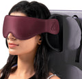 Bonairest Travel Pillow, Airplane Neck Pillow with 3D Eye Mask for Sleeping, Round Edge Plane Head Strap 360°Headrest Support for Long Flig…