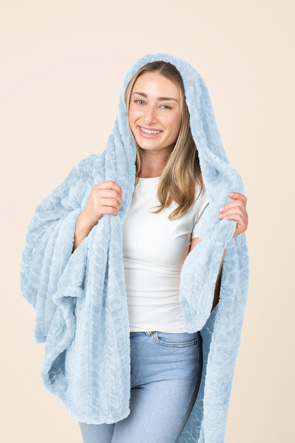 EverSnug Travel Blanket & Pillow 68x42 - Premium Ultra-Soft Microfleece 2 in 1 Compact & Packable Flight Blanket with Soft Bag…