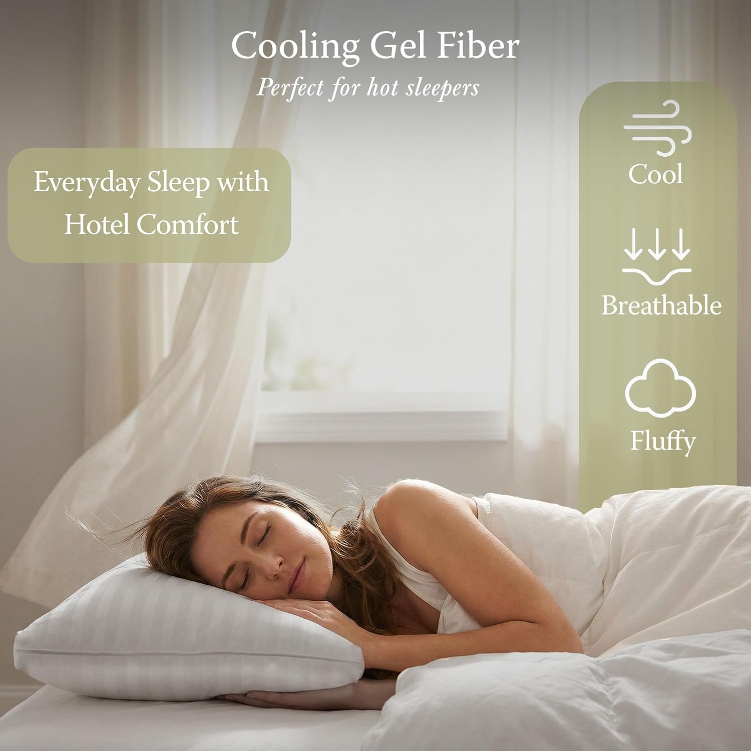 Threadmill Bed Pillows Queen Size Set of 2 | Soft Down Alternative Cooling Bed Pillow for Sleeping | Soft Pillows for Bed | 20x30 Hotel…
