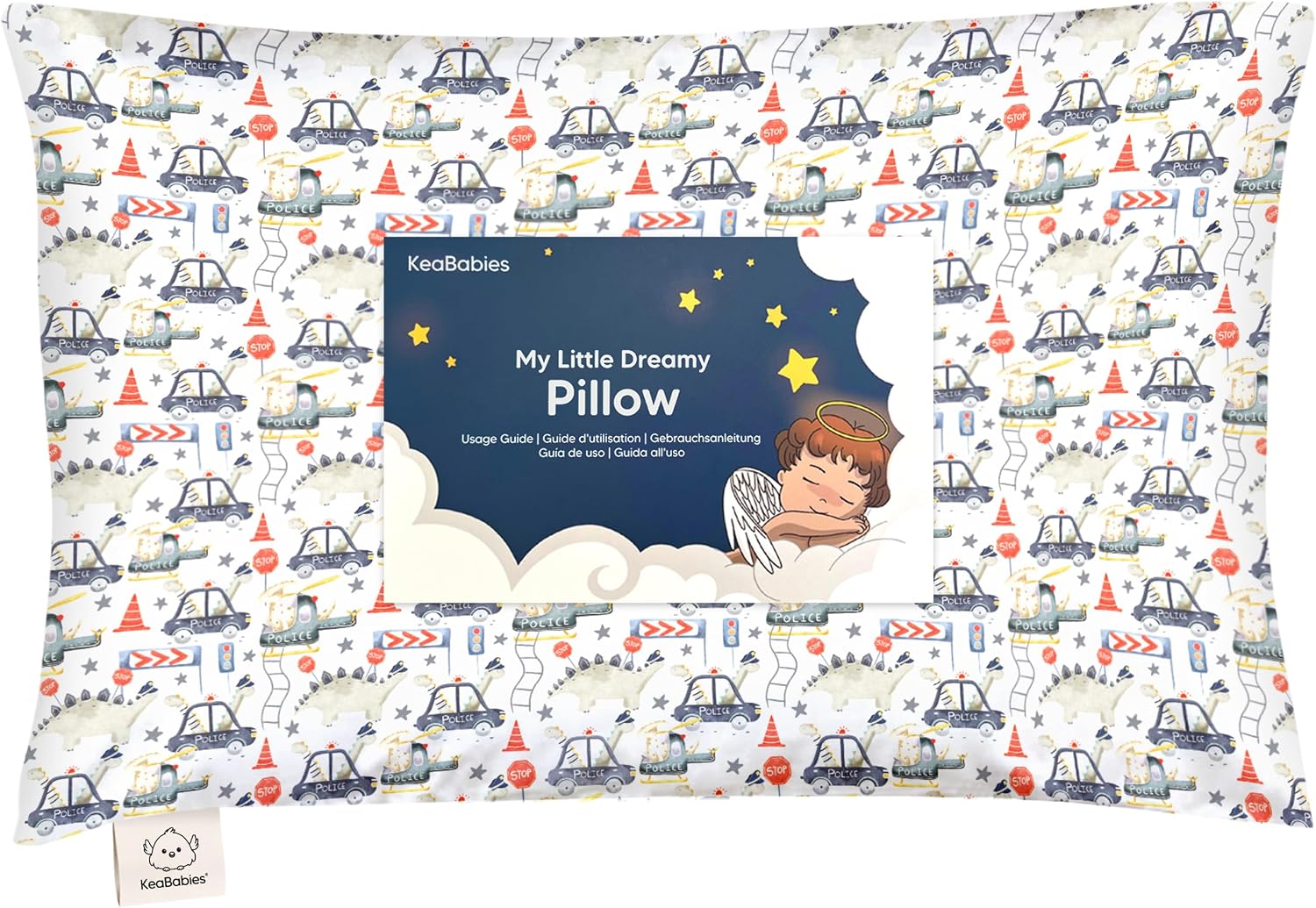 Toddler Pillow with Pillowcase - 13x18 My Little Dreamy Kids Travel Bed Pillows for Sleeping, Organic Cotton Small Pillowcase, Soft &…
