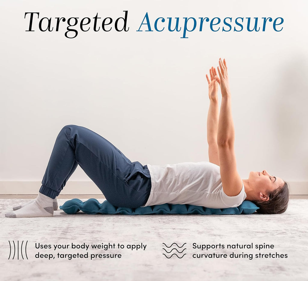 Halo Spine Stretcher for Back, Full Back Decompression, Upper and Lower Back Stretcher, Spine Alignment, and Deep Tissue Acupressure Thera…