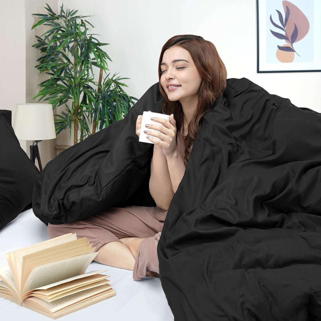 Utopia Bedding Duvet Cover Queen Size - 3 Piece with Zipper Closure - 1 Comforter Cover 90X90 Inches & 2 Pillow Shams 20X26 Inches…