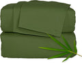 PureBamboo Pure Bamboo King Sheets, Genuine 100% Organic Viscose Derived from Bamboo Bed Sheet Set, Luxuriously Soft & Cooling, Double Stit…