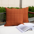 Kevin Textile Fall Pack of 2 Decorative Outdoor Waterproof Pillow Covers Garden Cushion Sham Throw Pillowcase Shell for Patio Tent Couch…