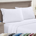 CaliforniaDesignDen California Design Den Luxuriously Soft 600 Thread Count 100% Cotton King Size White Pillowcase Set of 2, Fits King Pill…