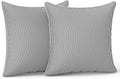 LVTXIII Outdoor/Indoor Pillow Covers, Patio Fade Resistant Throw Pillow Covers ONLY, Waterproof Farmhouse Accent Cushion Cases for Sofa…