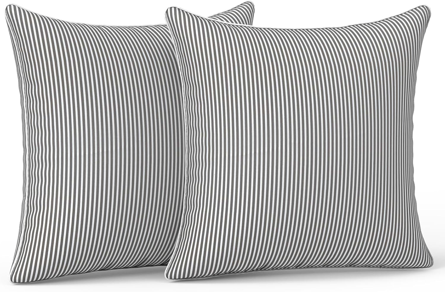 LVTXIII Outdoor/Indoor Pillow Covers, Patio Fade Resistant Throw Pillow Covers ONLY, Waterproof Farmhouse Accent Cushion Cases for Sofa…