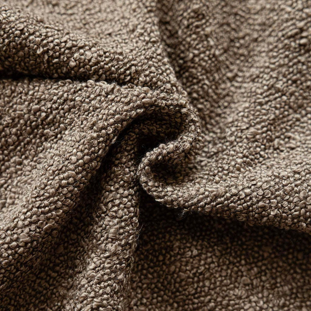 Foindtower Decorative Textured Boucle Throw Pillow Covers Accent Solid Pillow Cases Neutral Soft Cozy Couch Cushion Case for Chair Sofa…
