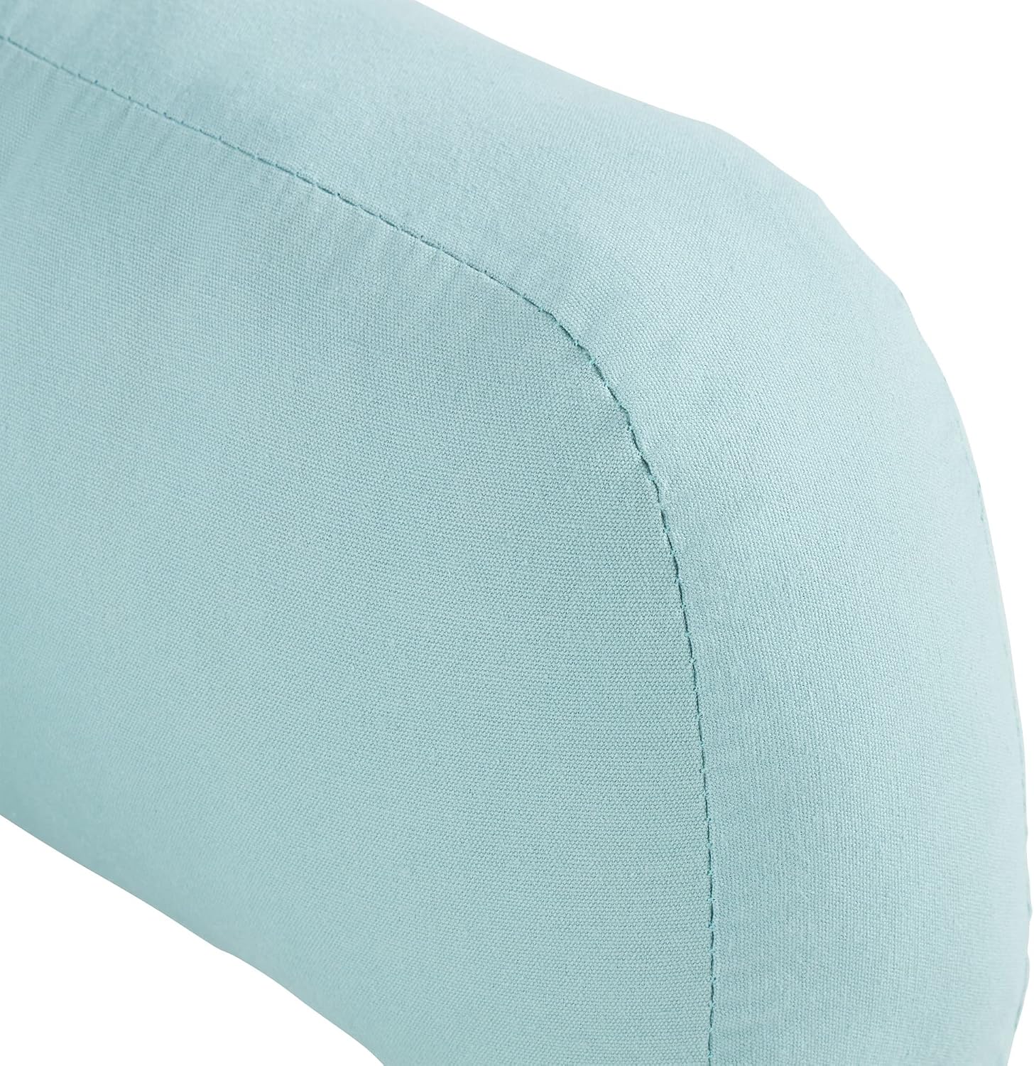 Greendale Home Fashions Cotton Duck Bed Rest Reading Pillow with Arms, Turquoise