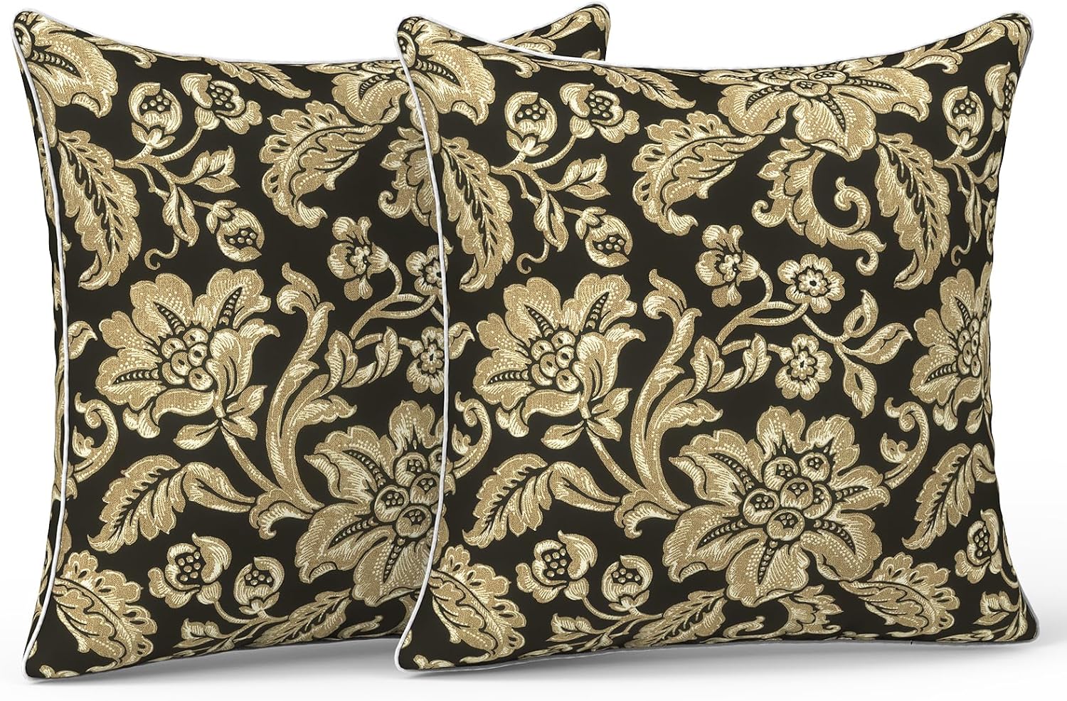 LVTXIII Outdoor Pillow Covers 20x20 inch Patio Waterproof Throw Pillow Cases Fade Resistant Accent Pillow Covers for Spring Summer Garden…