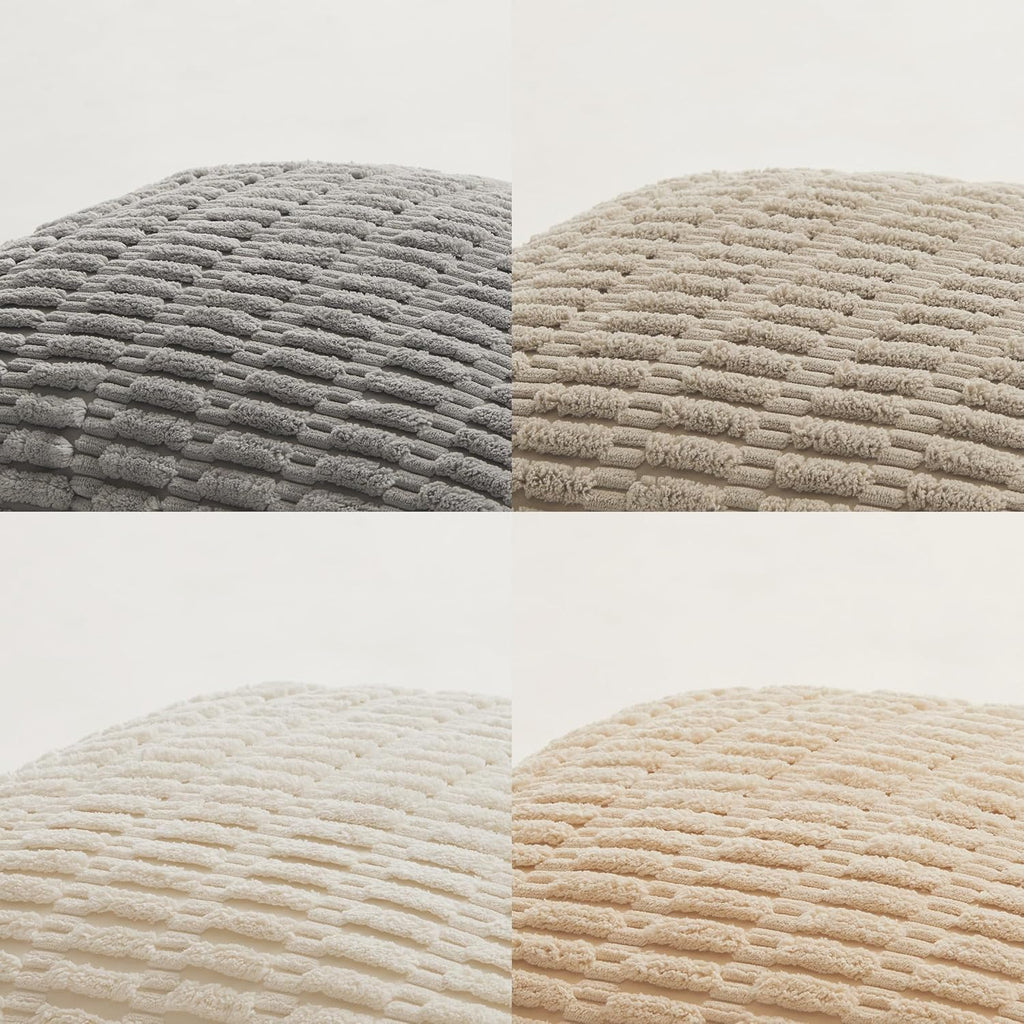 Fancy Homi 4 Packs Decorative Throw Pillow Covers for Living Room Couch Bed, Modern Farmhouse Boho Home Décor Accent Cushion Case, 20" x…