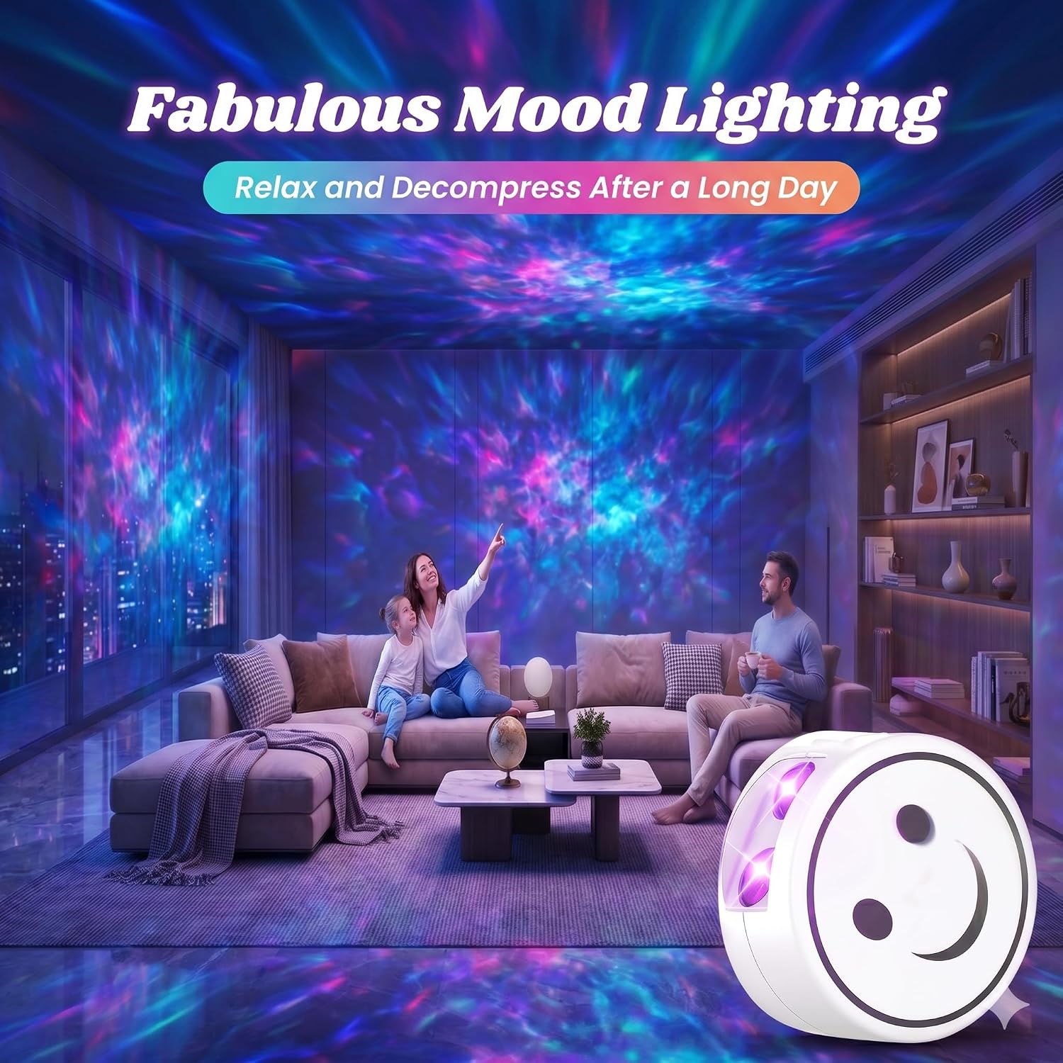 Galaxy Projector for Bedroom, Galaxy Light Projector with 41 Lighting Modes, Night Light for Kids, Nebula Lamp with Timer and Remote, Gift…