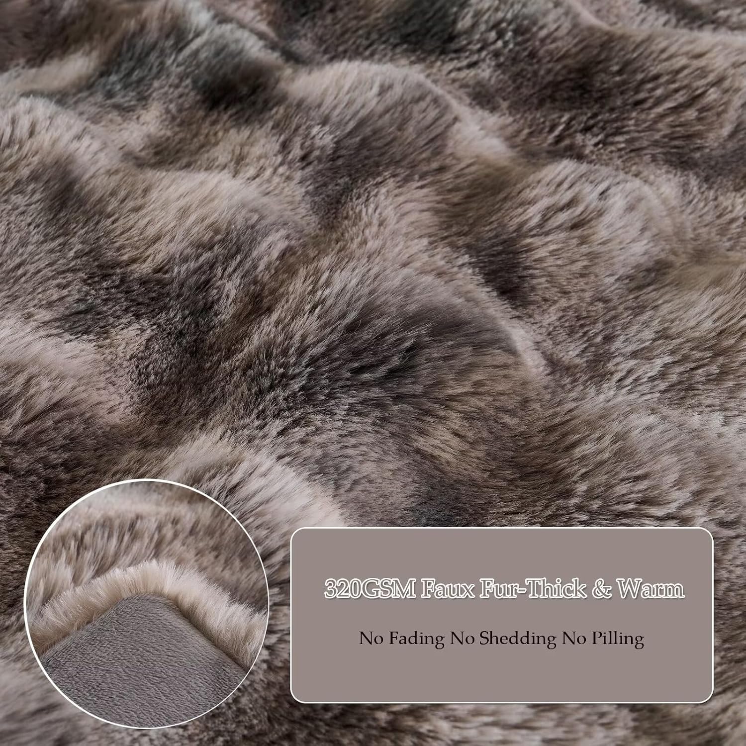Animebody Luxury Shaggy Faux Fur Body Pillow, Fluffy Bed Pillow with Zipper Closure, Soft Decorative Plush Full Long Pillows, Fuzzy Hug Pillow…