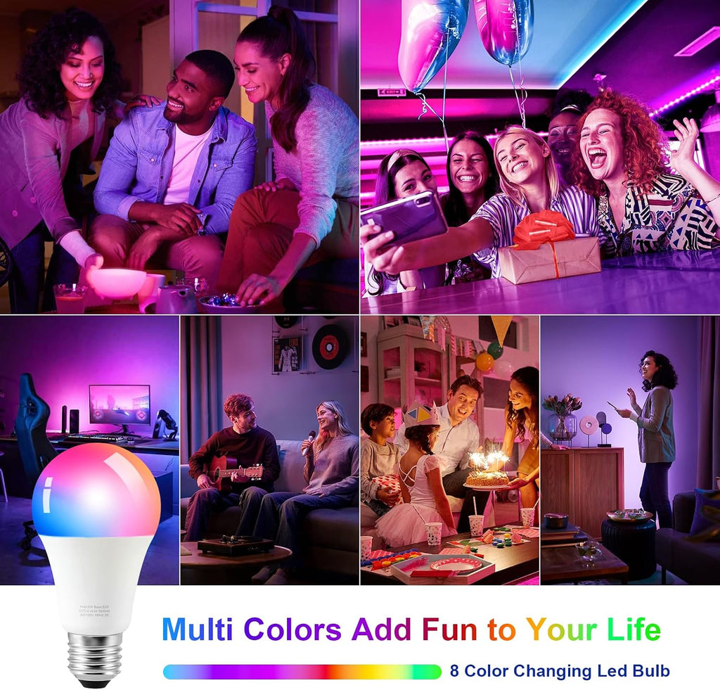 Ambimall 64'' Floor Lamps for Living Room with Remote Control and RGB + Stepless Dimmable Colors Temperature & Brightness, 9W Smart Bulb In…