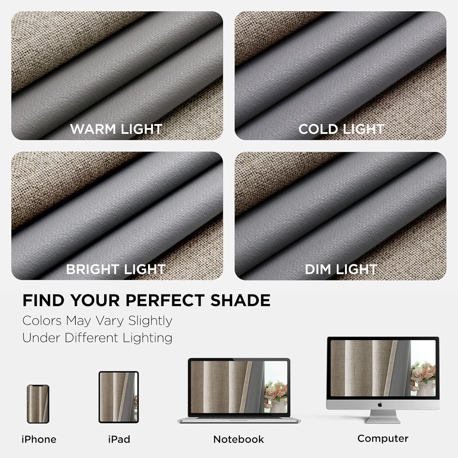 Joydeco Linen Blackout Room Divider Curtains, Extra Wide Sliding Door Drapes Living Room Curtains, 1 Panel 100W x 96L Inch Patio Door…