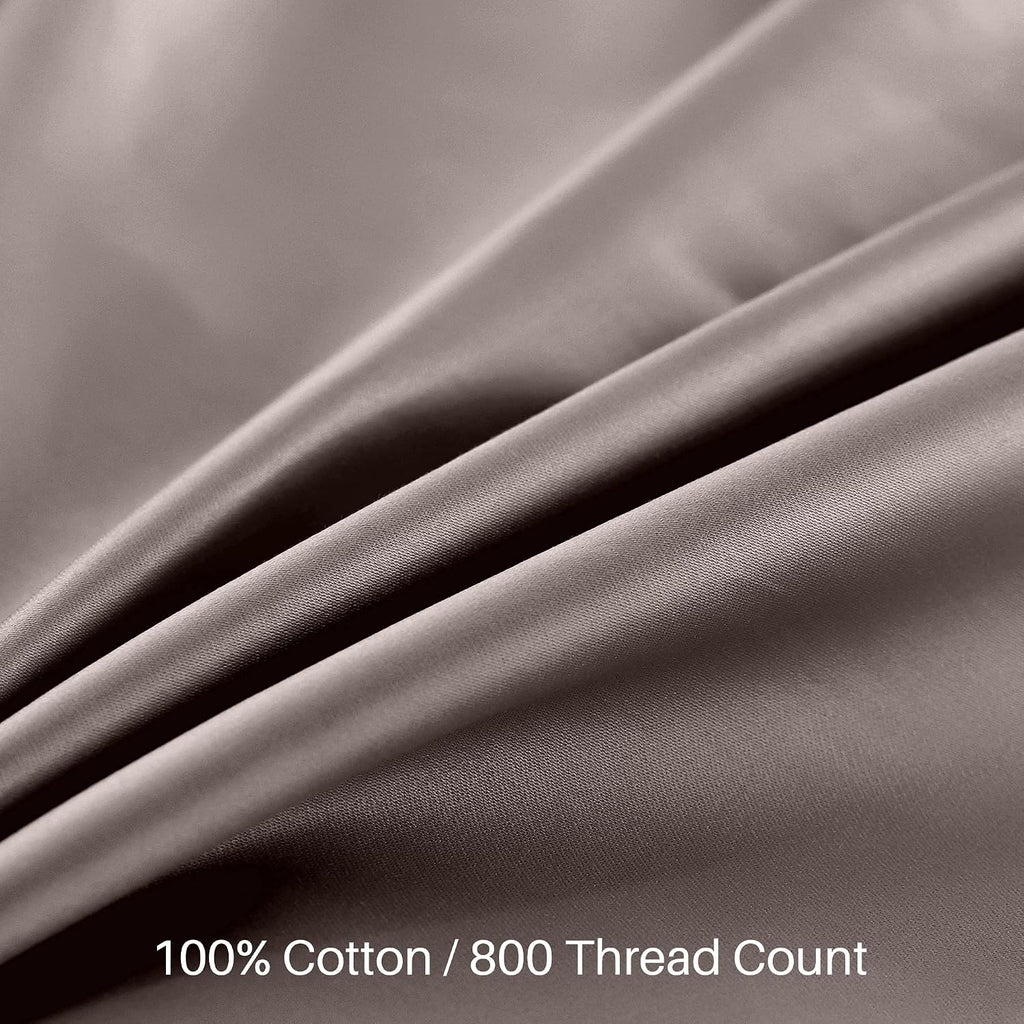 Oubonun 100% Cotton Body Pillowcase - 800 Thread Count/21x54, Moisture Absorbent and Breathable, Hotel Body Pillow Cover for All Seasons, C…