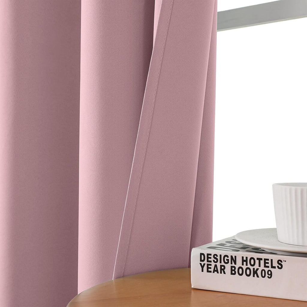 CUCRAF Blackout Curtains 84 inch Length 2 Panels Set, Room Darkening Drapes for Living Room Bedroom, Thermal Insulated Light Blocking…