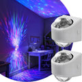 L LOHAS LED Projector Night Light,2 Pack Plug in Night Light with Light Sensor, Multi-Color Nightight for Kids Playroom Christmas Party Gift