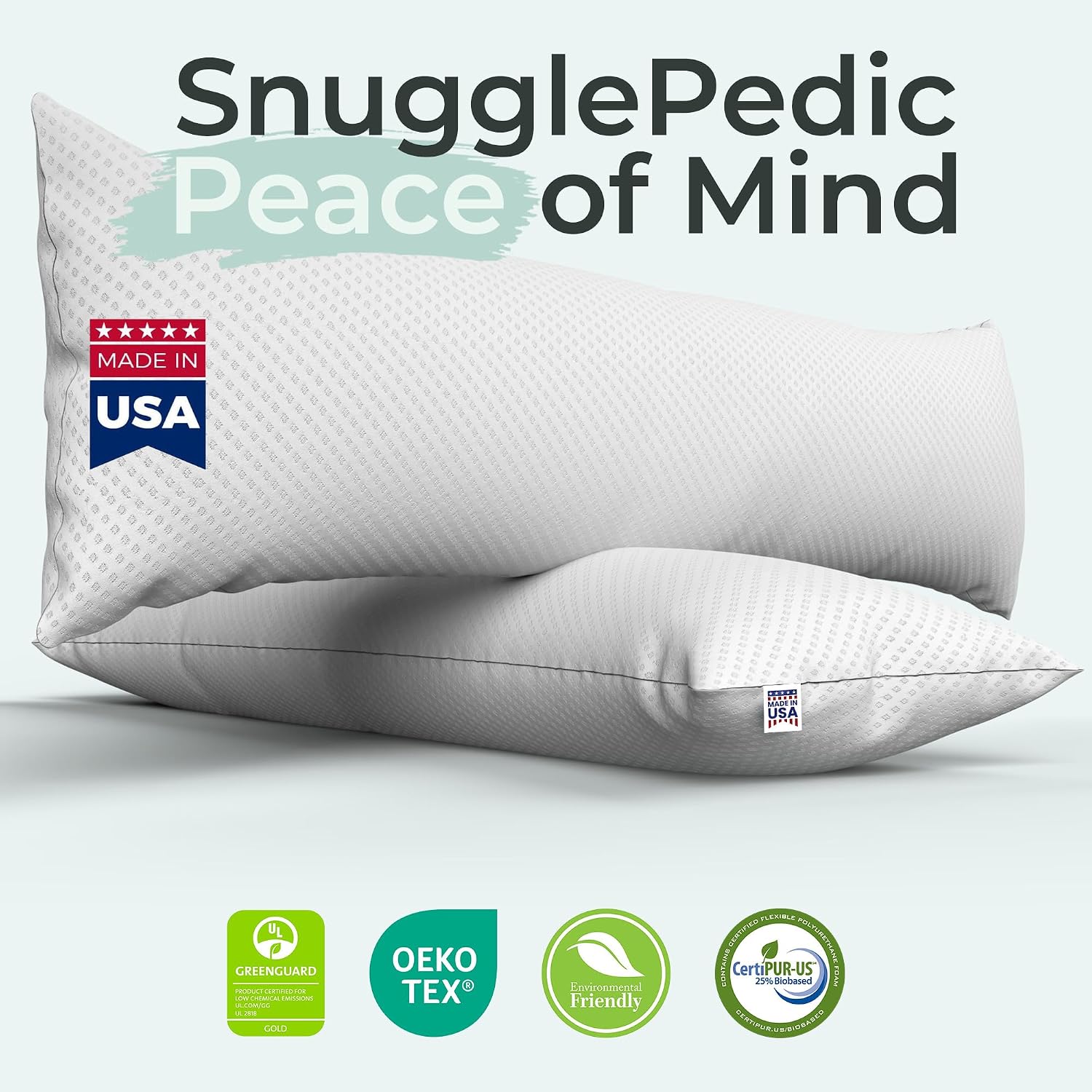 Snuggle-Pedic Body Pillow for Side Sleepers for Adults - Full Body Maternity Pillow Support Legs, Belly & HIPS - Shredded Memory Foam &…