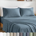 CaliforniaDesignDen California Design Den Egyptian Percale Sheet Set Queen Size - Certified 100% Egyptian Cotton, Lightweight Percale Cotto…
