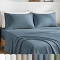 CaliforniaDesignDen California Design Den Egyptian Percale California King Sheets Set - Certified 100% Egyptian Cotton, Lightweight Percale…