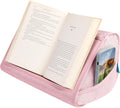 LAPGEAR Book Pillow – Lap Reading Cushion with Built-in Book Stand – Fits 6x9 Books & Similar Sizes – Pink – Style No. 33204