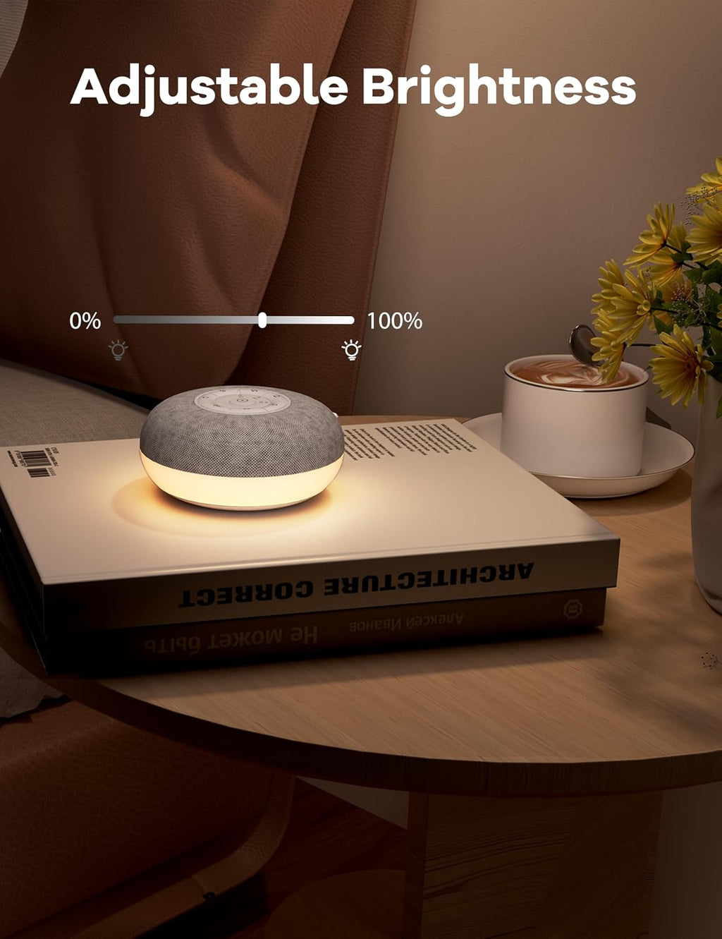 Portable Sound Machine, Long Battery with Loud Bluetooth Speaker, 39 Special Soothing Sounds, White Noise Sound Machine for Sleeping