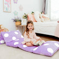 Butterfly Craze Floor Pillow Case, Mattress Bed Lounger Cover, Polka Purple, Queen Size - Cozy Seating Solution for Kids & Adults…