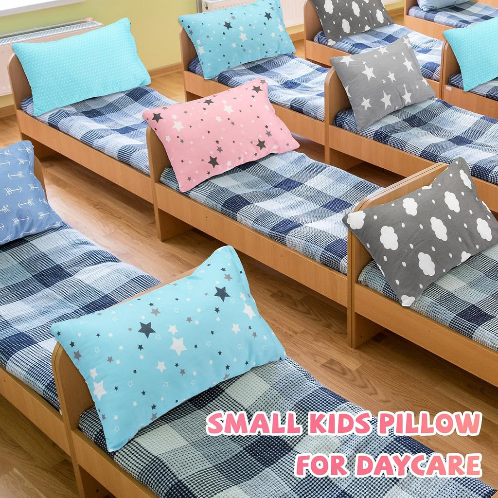 Kigley 6 Pack 12 Pack Mini Pillows for Daycare, Travel, Nap, Small Soft Breathable Machine Washable Sleeping Pillows for Pet Dog