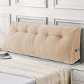 Sasttie Headboard Pillow Queen, Wedge Pillow Headboard for Sitting Up in Bed, Back-Rest Support Triangular Cushion for Reading - Features R…