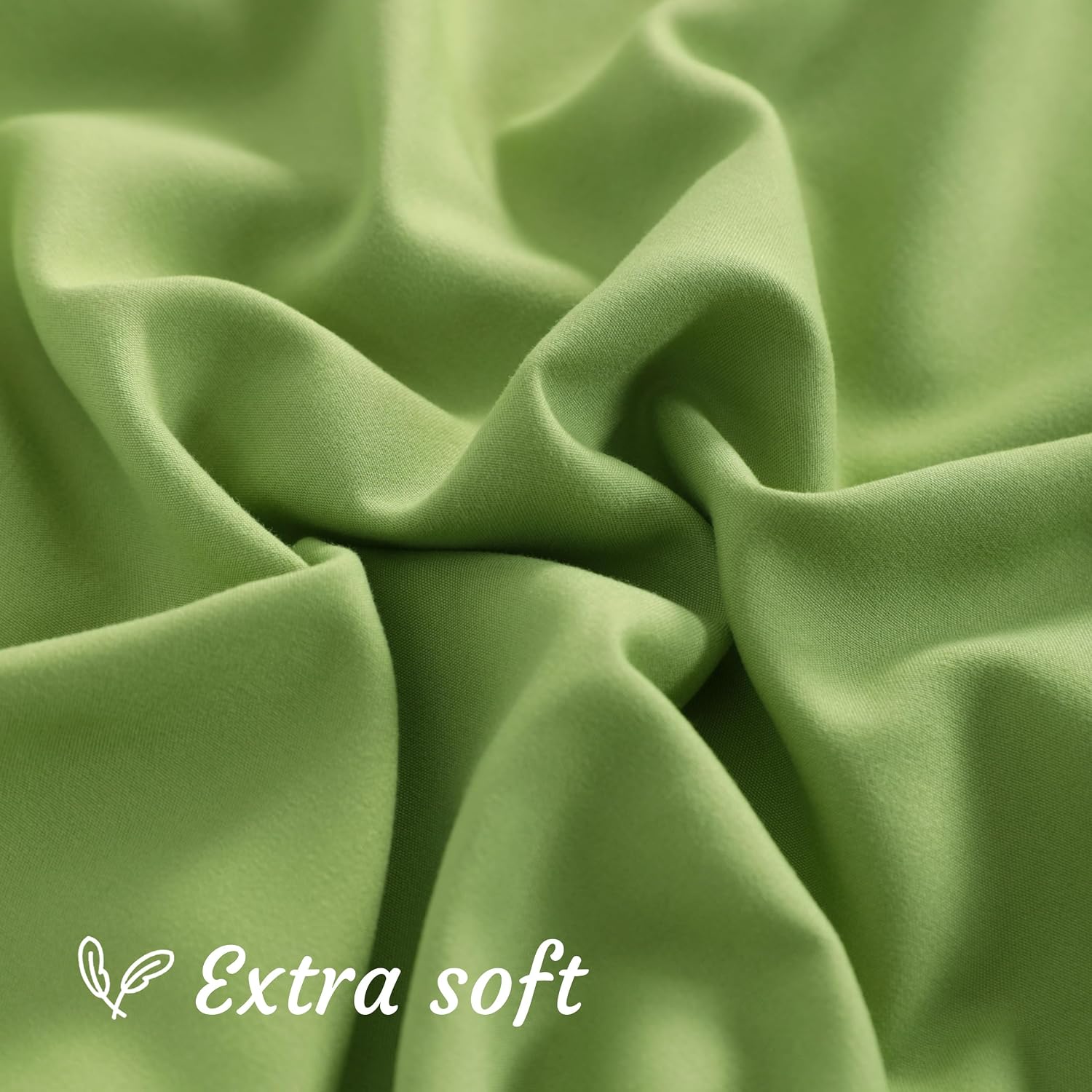 Ntbay Body Pillow Cases Set of 2, 2 Pack Brushed Microfiber 20x54 Pillow Cases, Soft, Wrinkle, Fade, Stain Resistant Sage Green Pillow Case…