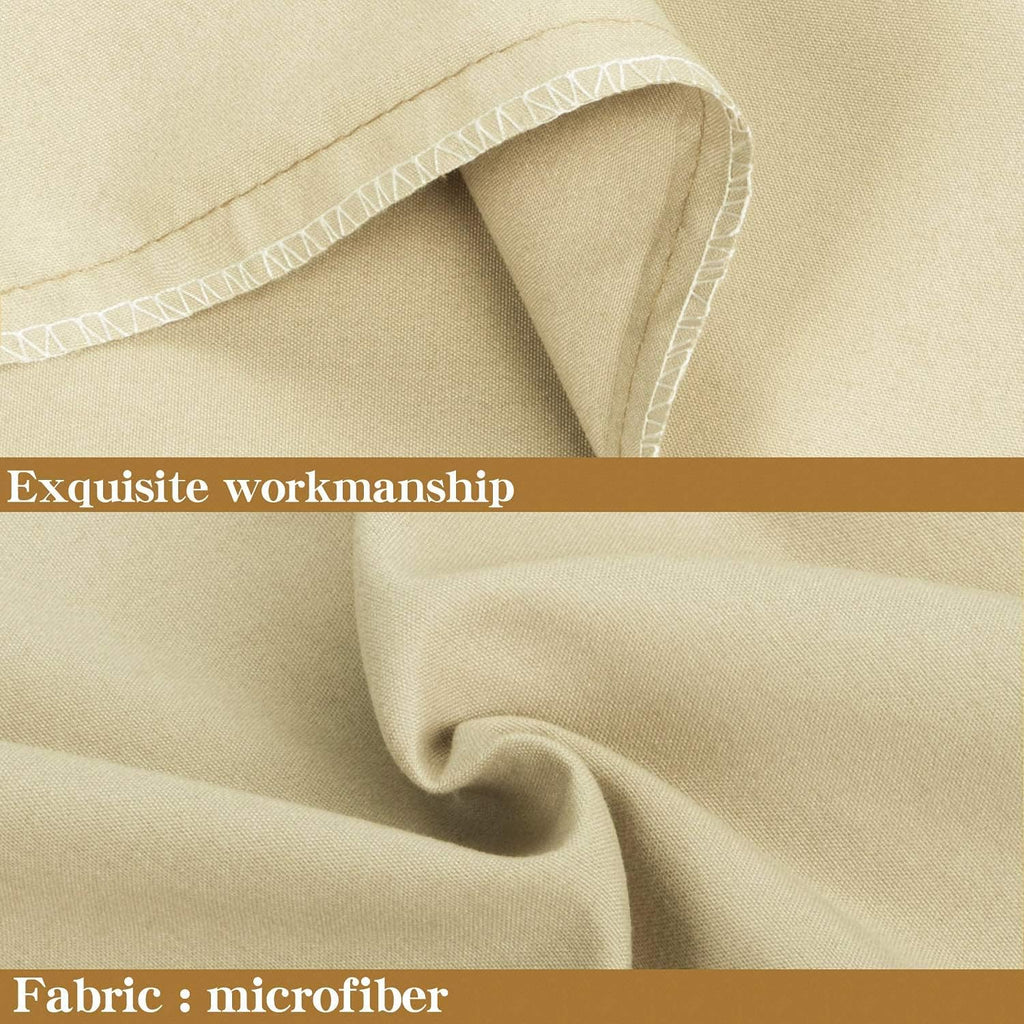 Ntbay Body Pillowcase - Brushed Microfiber 20x54 Pillowcase - Soft, Wrinkle-Free, Fade-Resistant, Stain-Resistant, Light Taupe Body Pillow…