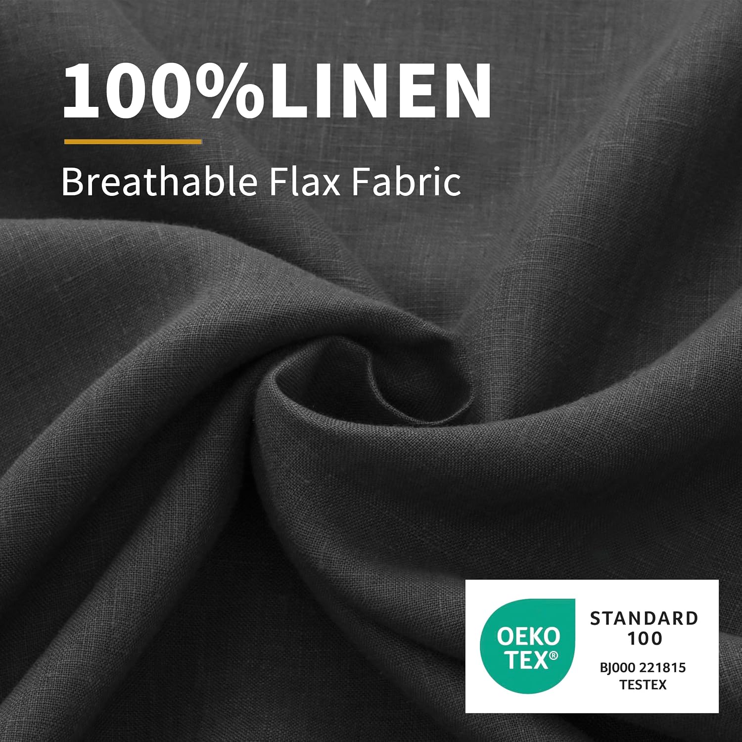 Chuffed Linen Pillow Cases 2 Pack 100% Linen King Size Pillowcases, Breathable and Cooling Washed Pillow Shams with Zipper Closure, 20x36 I…