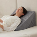 Ruqmuis Bed Wedge Pillow for Sleeping, 9&12 Inch Adjustable Wedge Pillow Set for After Surgery, Triangle Pillow for Back, Leg Support, Aci…